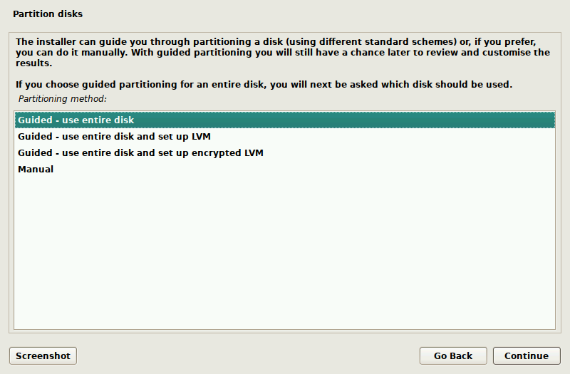 password menu screenshot